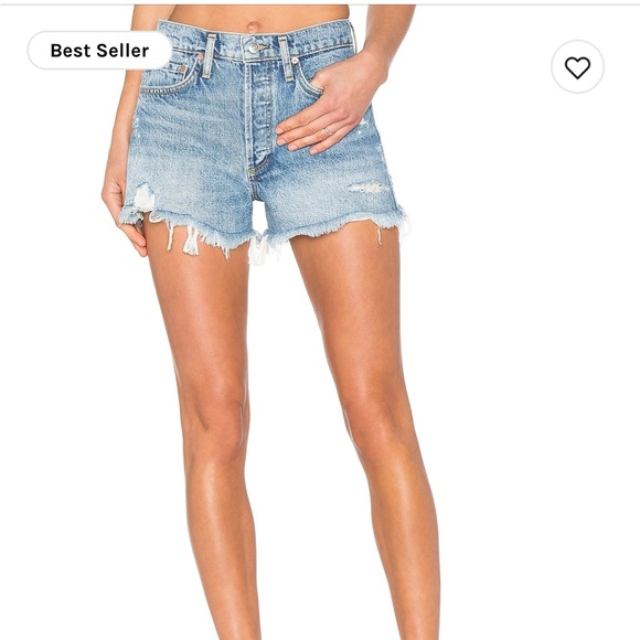 Agolde Parker Vintage Cut Off Short - Picture 1 of 14